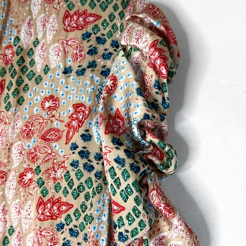 LOFT floral blouse